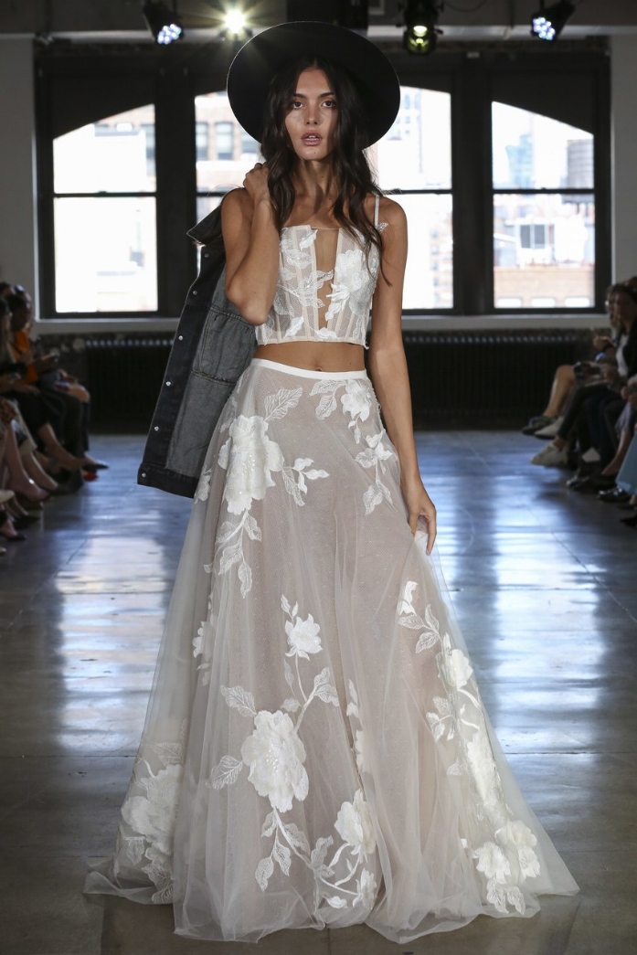 Willowby by Watters "Layla Top" and "Rai Skirt" from Fall 19 Bridal